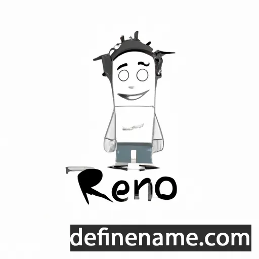 cartoon of the name Reno