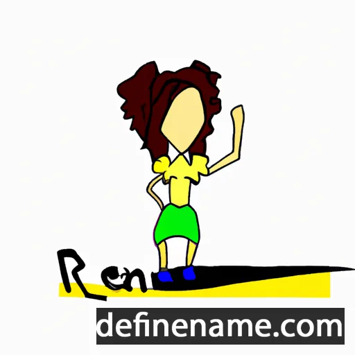 cartoon of the name Renoa