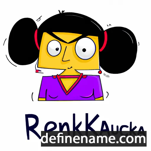 cartoon of the name Renuka