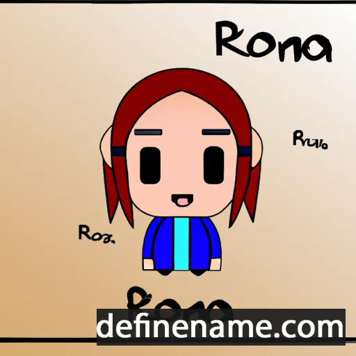 cartoon of the name Reona