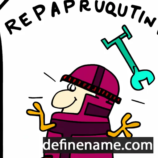 cartoon of the name Reparatus