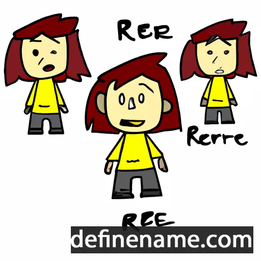 cartoon of the name Rere