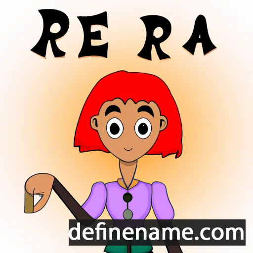 Reria cartoon