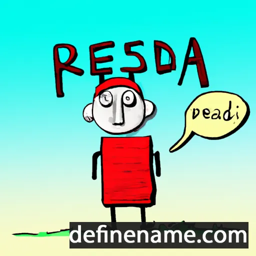 Rešad cartoon