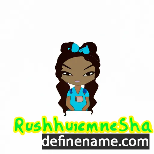 cartoon of the name Reshauna