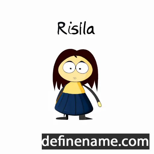 cartoon of the name Resilda