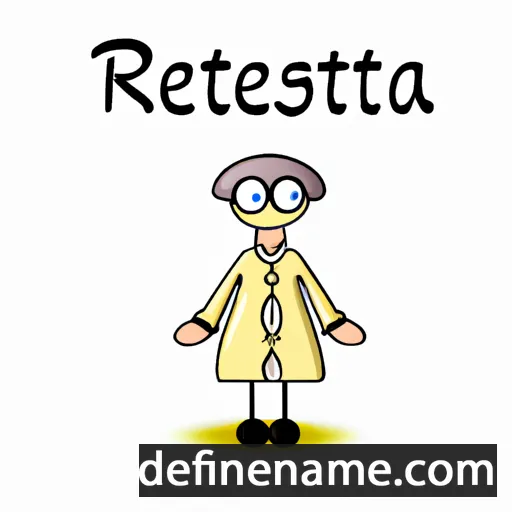 Restituta cartoon