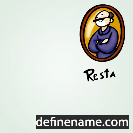 Restuta cartoon