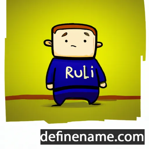 cartoon of the name Resul