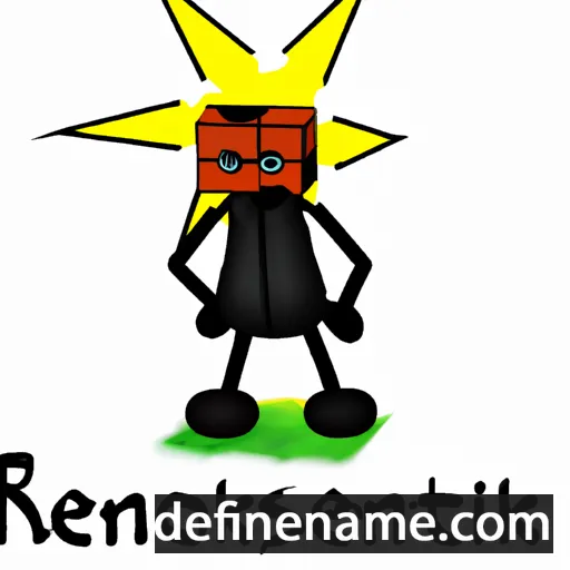 cartoon of the name Resunotek