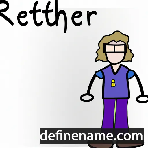 cartoon of the name Rether