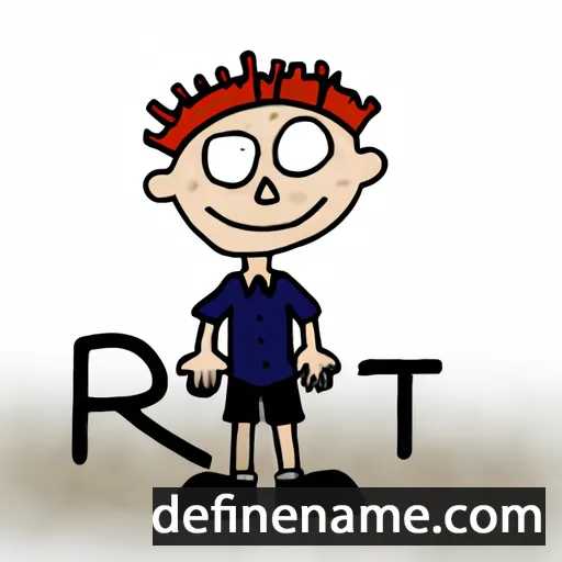 cartoon of the name Rett