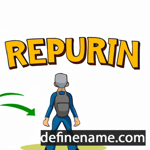 cartoon of the name Return