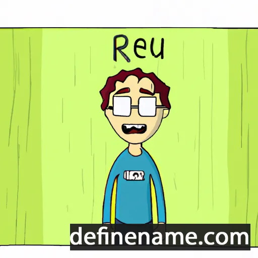 cartoon of the name Reu