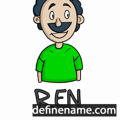 cartoon of the name Reun