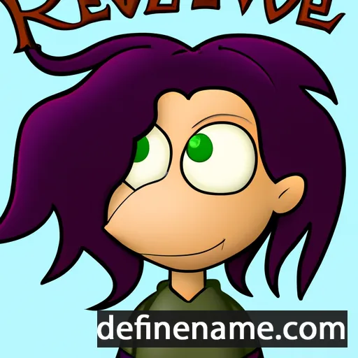 cartoon of the name Revae