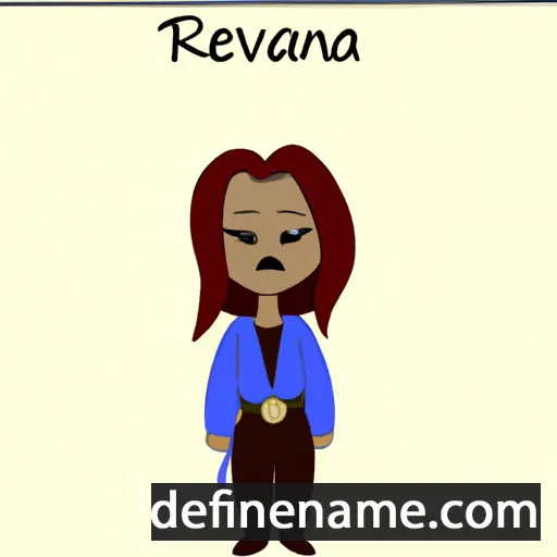 cartoon of the name Revanna