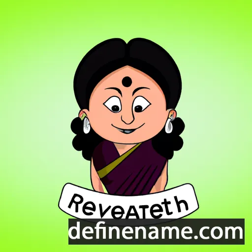 cartoon of the name Revathi