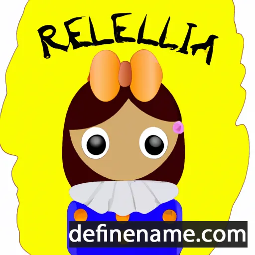 cartoon of the name Revella