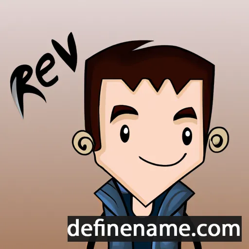 cartoon of the name Revîn