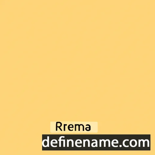 cartoon of the name Revmira