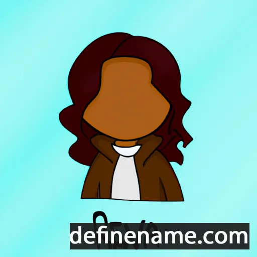 cartoon of the name Revna