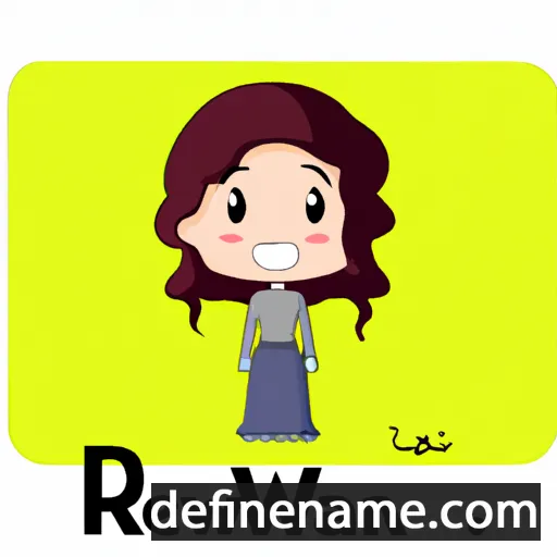 cartoon of the name Rewani