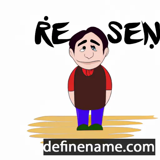 cartoon of the name Rewşen