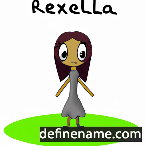 cartoon of the name Rexella