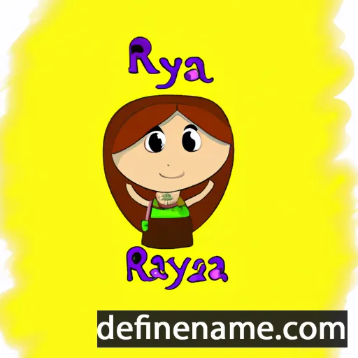 Reya cartoon