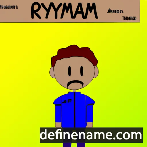 cartoon of the name Reymar