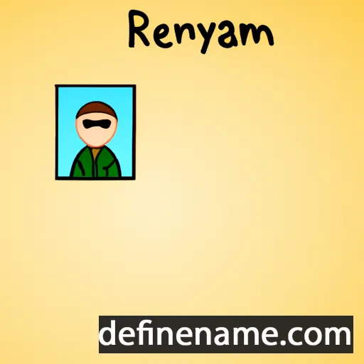 cartoon of the name Reymart