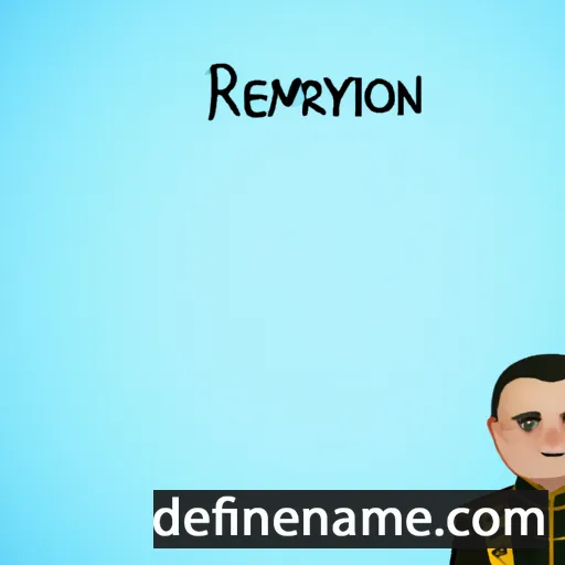 cartoon of the name Reymonde