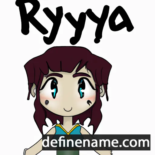 cartoon of the name Reyona