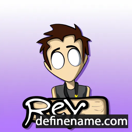 cartoon of the name Reyr