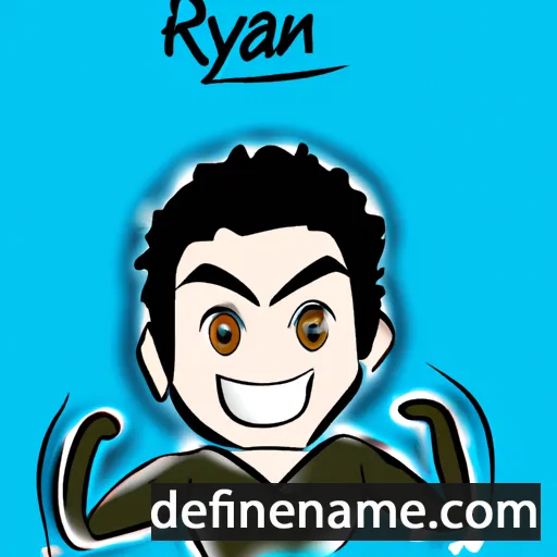 cartoon of the name Reyyan