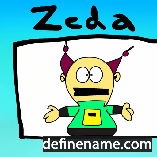 cartoon of the name Rezeda