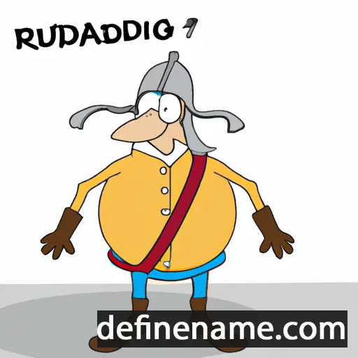 cartoon of the name Rhadegund