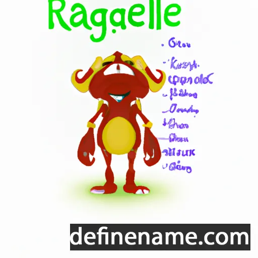 cartoon of the name Rhagnell