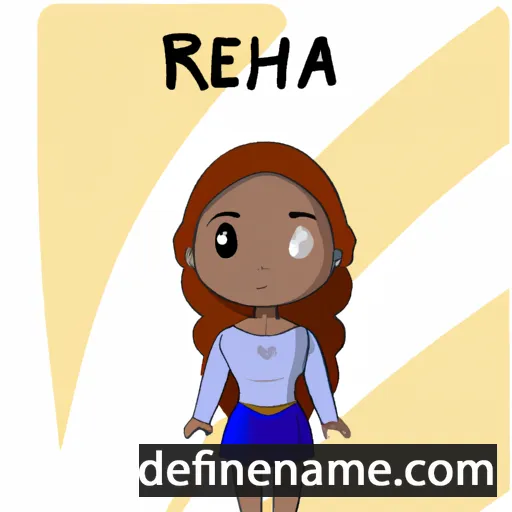 Rhéia cartoon