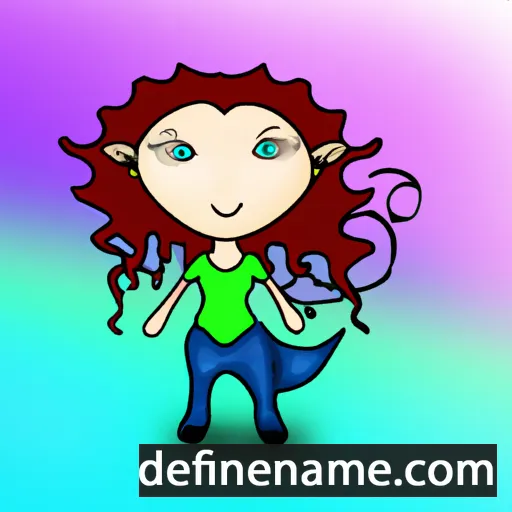 Rhianedd cartoon