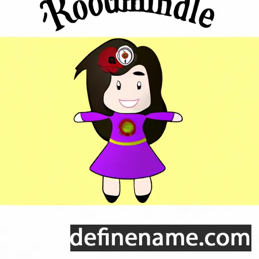 Rhodanthe cartoon