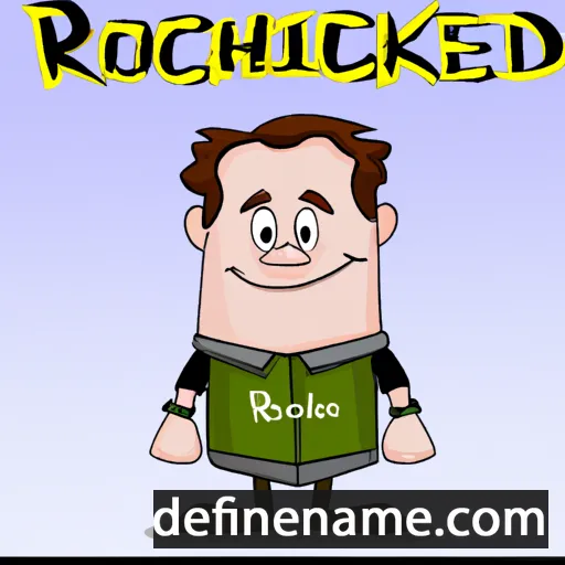 cartoon of the name Rhoderick