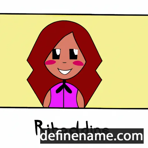 cartoon of the name Rhodine