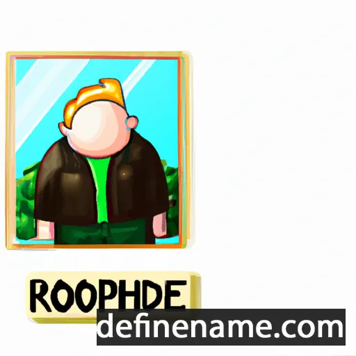 cartoon of the name Rhodippe