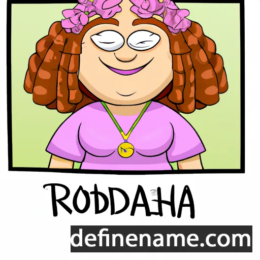 cartoon of the name Rhodothea