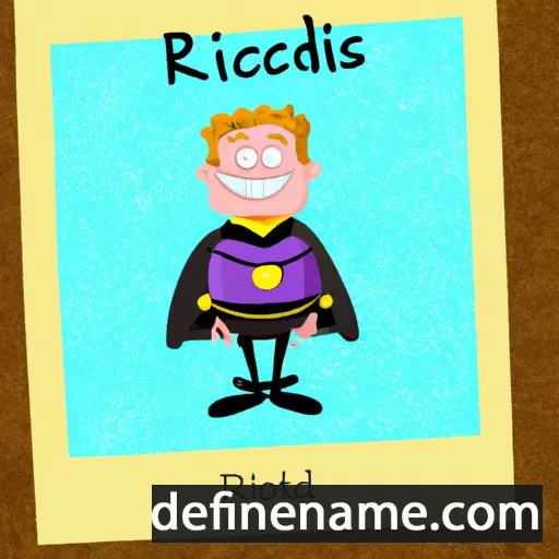 cartoon of the name Rhodric