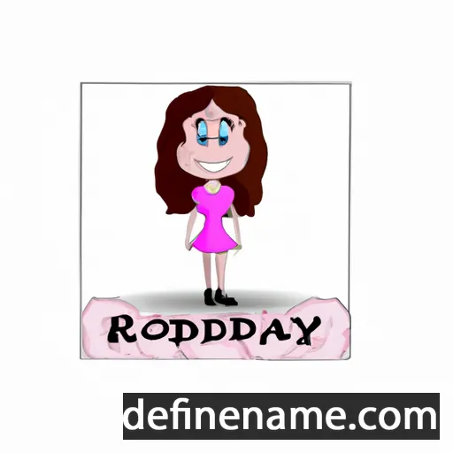 cartoon of the name Rhody