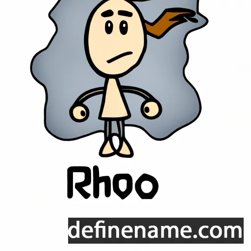 Rhoeo cartoon