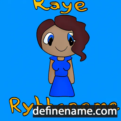 cartoon of the name Rhyanne